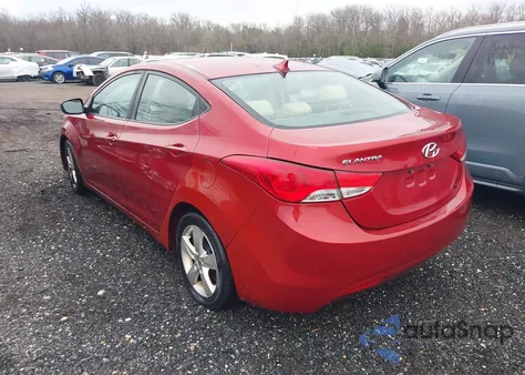 2012 Hyundai Elantra Gls из США, поврежденный, VIN KMHDH4AE4CU204062